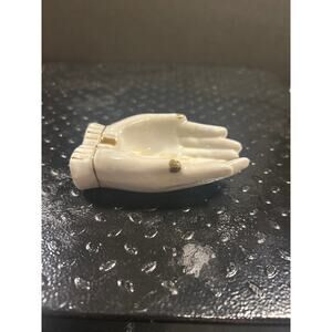 Praying Hands Trinket Dish - white